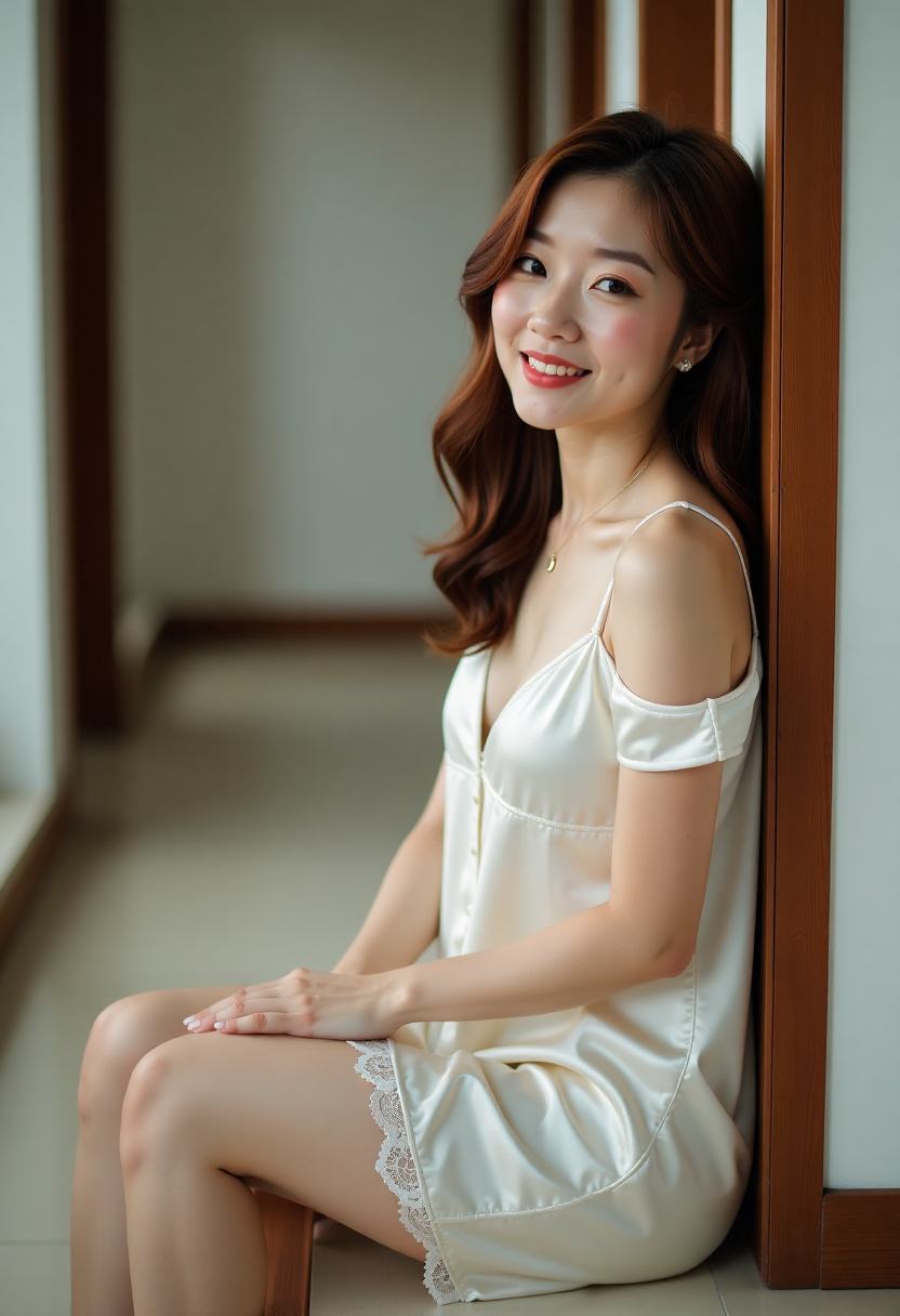 浆洗房门缝与灯